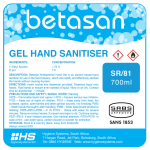 Gel Hand Sanitiser Dispenser Refill 700ml