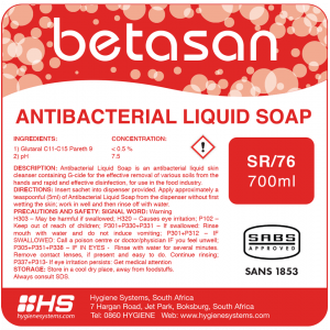 Antibacterial Liquid Soap Dispenser Refill 700ml