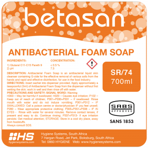 Antibacterial Foam Soap Dispenser Refill 700ml
